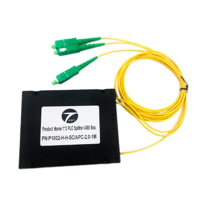 Оптический  PLC сплиттер 1*2 SC/APC 2,0 3,0 мм ABS Box