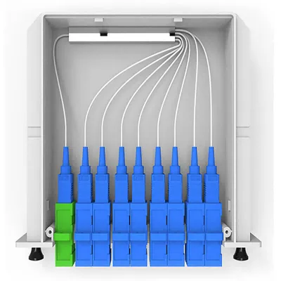 Оптический сплиттерный бокс  LGX 1x8 SC/UPC