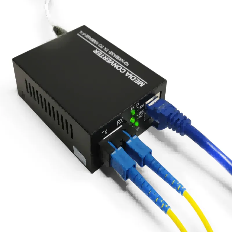 Медиаконвертер 100Мбит/с,  SM, Dual fiber,1 порт RJ-45-UTP/STP,1 порт оптический  SC 1310 нм