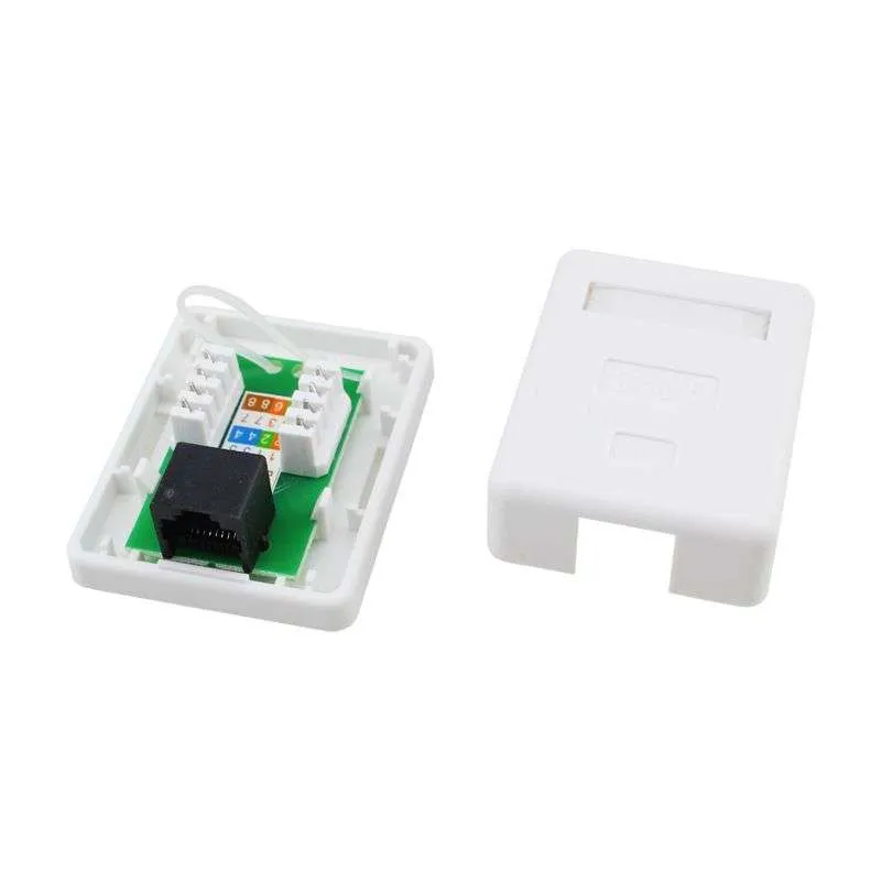 Розетка RJ-45 одинарная категории 5е 